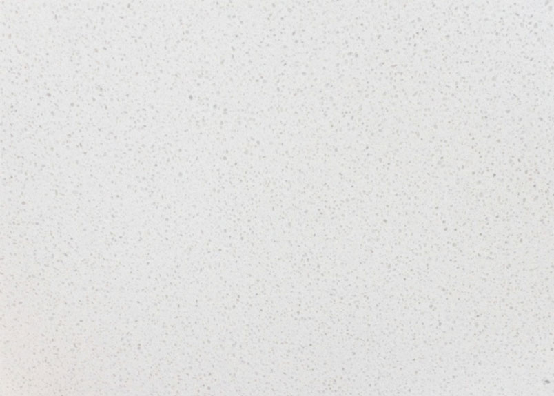Arbeitsplatte Agglo Cristall mit gesprenkelter weißer Oberfläche